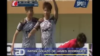 Coreano anotó golazo 'idéntico' al de James Rodríguez en el Mundial 