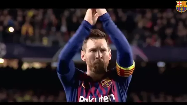 Lionel Messi, capitán del Barcelona, aparece en el video. | Fuente: @FCBarcelona_es