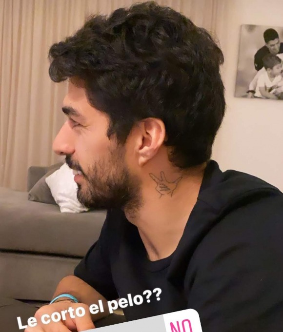 Este es el nuevo look de Luis Suárez | Foto: Instagram.