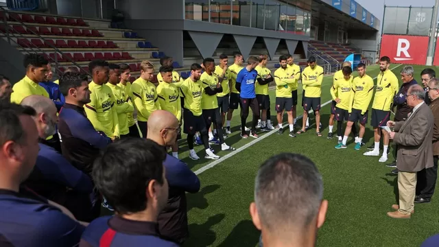Messi y compañía volverán a las prácticas hasta nuevo aviso. | Foto: Barcelona