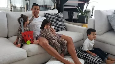 CR7 realiza su confinamiento en Portugal. | Foto: Cristiano Ronaldo