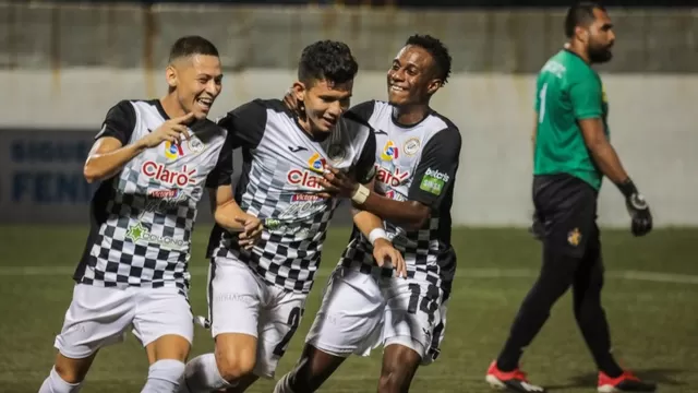 Jugador del Cacique Diriangen FC celebrando un gol ante Managua FC. | Foto: AFP