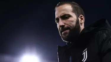 Gonzalo Higuaín, delantero argentino de 32 años. | Foto: AFP