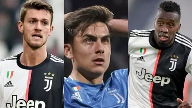 Rugani, Dybala y Matuidi fueron los tres futbolistas positivo de covid-19. | Foto: Twitter