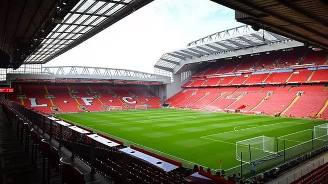 Anfield, estadio del Liverpool. | Foto: Twitter