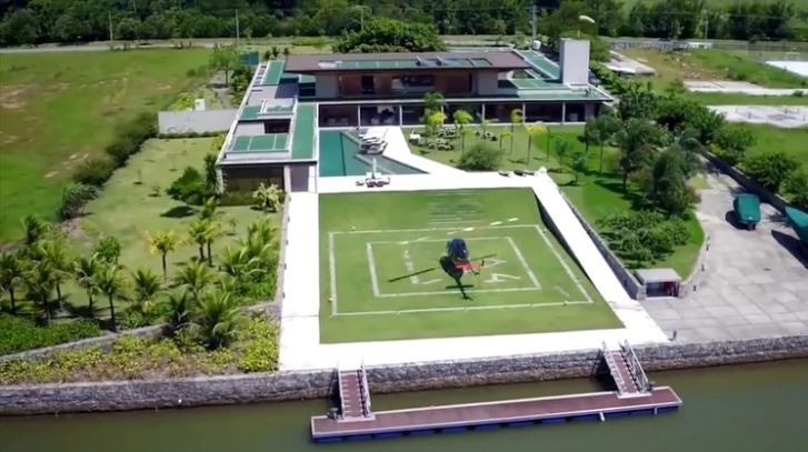 La mansión de Neymar en Mangaratiba.