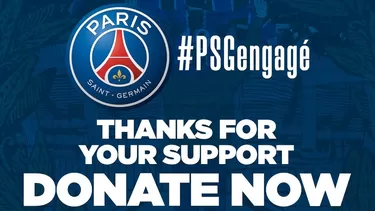 PSG se une a la lucha contra el COVID-19. | Foto: PSG