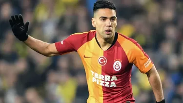 Radamel Falcao García juega en el Galatasaray. | Foto: AFP