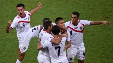 Costa Rica dio la primera sorpresa de Brasil 2014 tras vencer a Uruguay