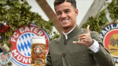 Coutinho llegó al Bayern Munich procedente del Barcelona | Foto: AFP.