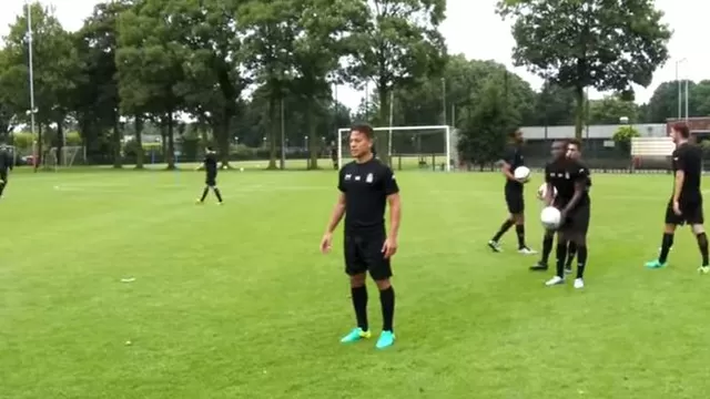 Cristian Benavente arrancó pretemporada con el Charleroi en Holanda