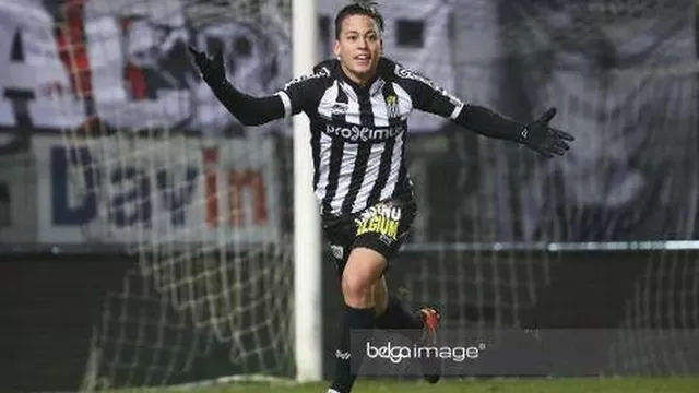 Cristian Benavente fue elegido jugador del mes en el Sporting Charleroi-foto-1