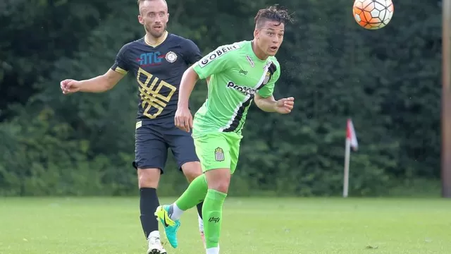 Cristian Benavente jugó en caída del Charleroi ante Steaua Bucarest