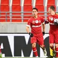 Cristian Benavente marcó golazo en el triunfo 2-1 del Royal Antwerp sobre Charleroi en Bélgica