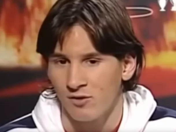 Así era Lionel Messi.