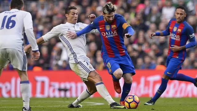 Cristiano y Messi. Foto: AFP