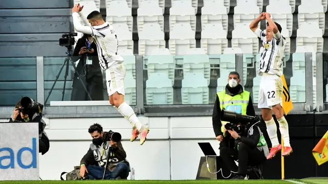 Cristiano Ronaldo adelanta a la Juventus 1-0 sobre el Napoli por la Serie A