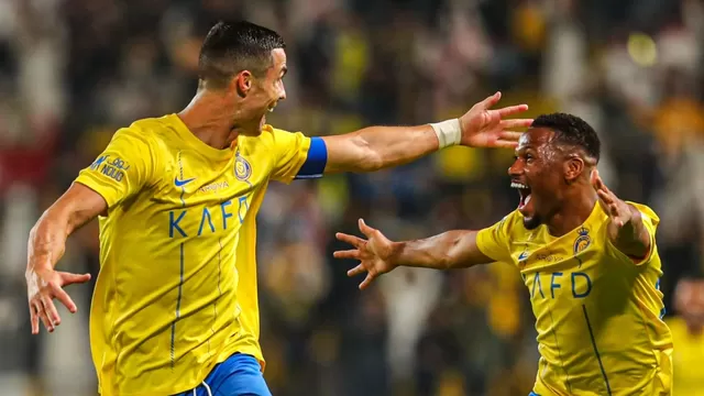 Cristiano Ronaldo anotó un doblete en goleada del Al-Nassr por la liga árabe