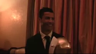 Cristiano Ronaldo: así celebró tras ganar los dos Globe Soccer Awards