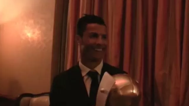 Cristiano Ronaldo: así celebró tras ganar los dos Globe Soccer Awards