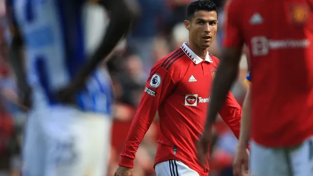 Así jugó Cristiano Ronaldo ante el Brentford. | Foto: AFP/Video: Premier League