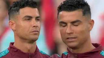 Cristiano Ronaldo casi ROMPE EN LLANTO al entonar el himno de Portugal ante Croacia