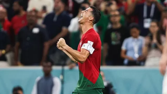 Cristiano Ronaldo celebró la clasificación de Portugal a octavos de Qatar 2022
