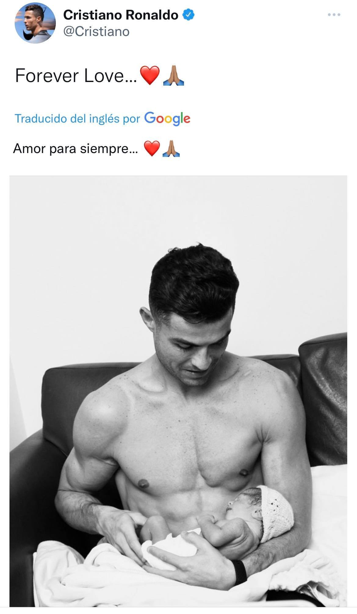 Cristiano Ronaldo Conmueve Al Mundo Con Foto Junto A Su Beb Reci N Nacida Am Rica Deportes