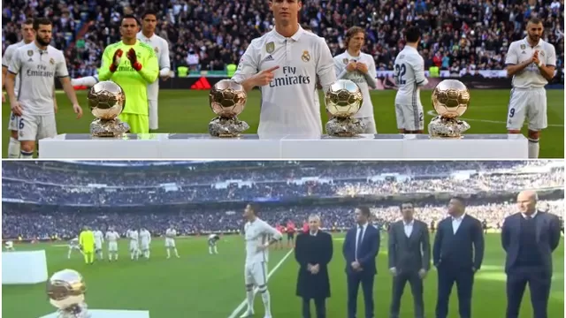 Cristiano Ronaldo dedicó el Balón de Oro a la afición del Real Madrid