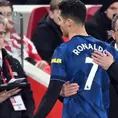 DT del Manchester United detalló qué le dijo Cristiano tras enojarse por su cambio