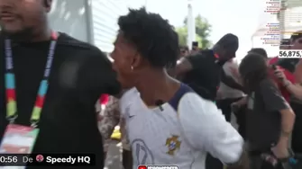 La violenta reacción de Speed por las burlas sobre Cristiano Ronaldo. (Video: Speed en streaming)