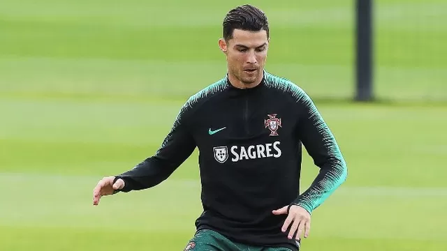 Cristiano Ronaldo fue confirmado en el ataque de la selección de Portugal. | Foto: EFE