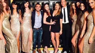 El delantero del Real Madrid presentó su perfume El delantero del Real Madrid presentó su perfume