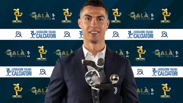 Cristiano Ronaldo fue elegido el mejor jugador de la liga italiana 2019/2020