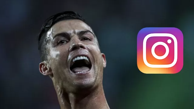 Cristiano Ronaldo factura millones por publicaciones en Instagram. | Foto: AFP