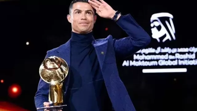Cristiano Ronaldo fue ganador de tres categorías de los premios Globe Soccer Awards 2023 / Foto: Globe Soccer Awards / Video: N Deportes