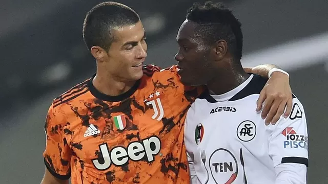 Cristiano Ronaldo: El gesto de CR7 que dejó en shock a jugador del Spezia