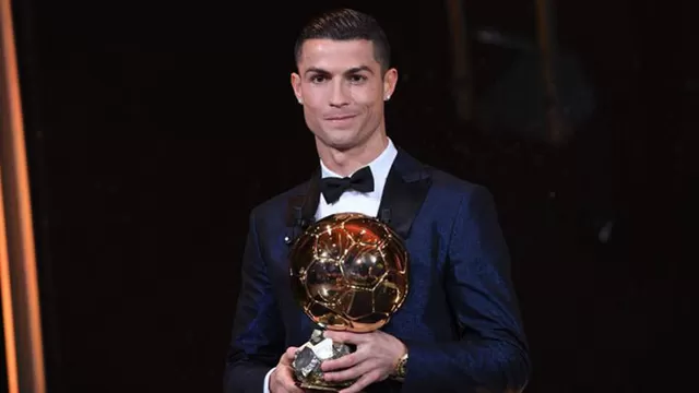 Cristiano Ronaldo tiene cinco Balones de Oro. | Foto: AFP