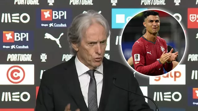 Jorge Jesús sorprendió al decir si seguirá convocando a Cristiano Ronaldo y reveló donde acabará su carrera / Foto: Selección Portugal - Reuters