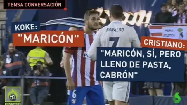 Cristiano Ronaldo: ¿Koke lo tildó de 'maricón' y así reaccionó el luso?