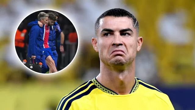 Cristiano Ronaldo sorprendió tras mandarle un mensaje a Khvicha Kvaratskhelia por su lesión en el PSG vs Barcelona / Fuente: Reuters