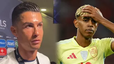 Cristiano Ronaldo le dejó motivador mensaje a Yamile Yamal tras final de la Nations League / AD