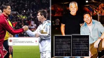 Cristiano Ronaldo CONMUEVE con mensaje a Leo Messi tras fallecimiento de su padre