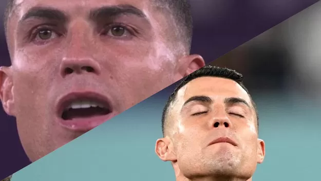 Con lágrimas en los ojos: Cristiano se emocionó en el himno de Portugal