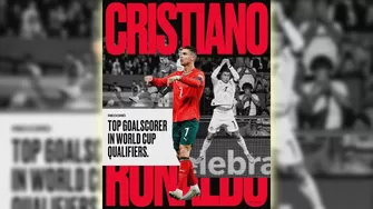 El portugués anotó un 'doblete' ante Hungría y se adueñó de un récord que le era esquivo. | AD