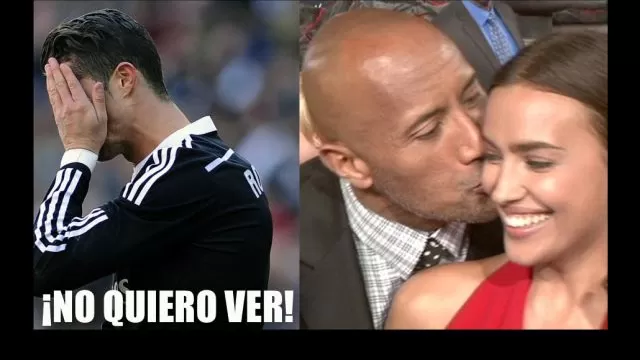 Cristiano Ronaldo: memes de su expulsión con La Roca e Irina-foto-4