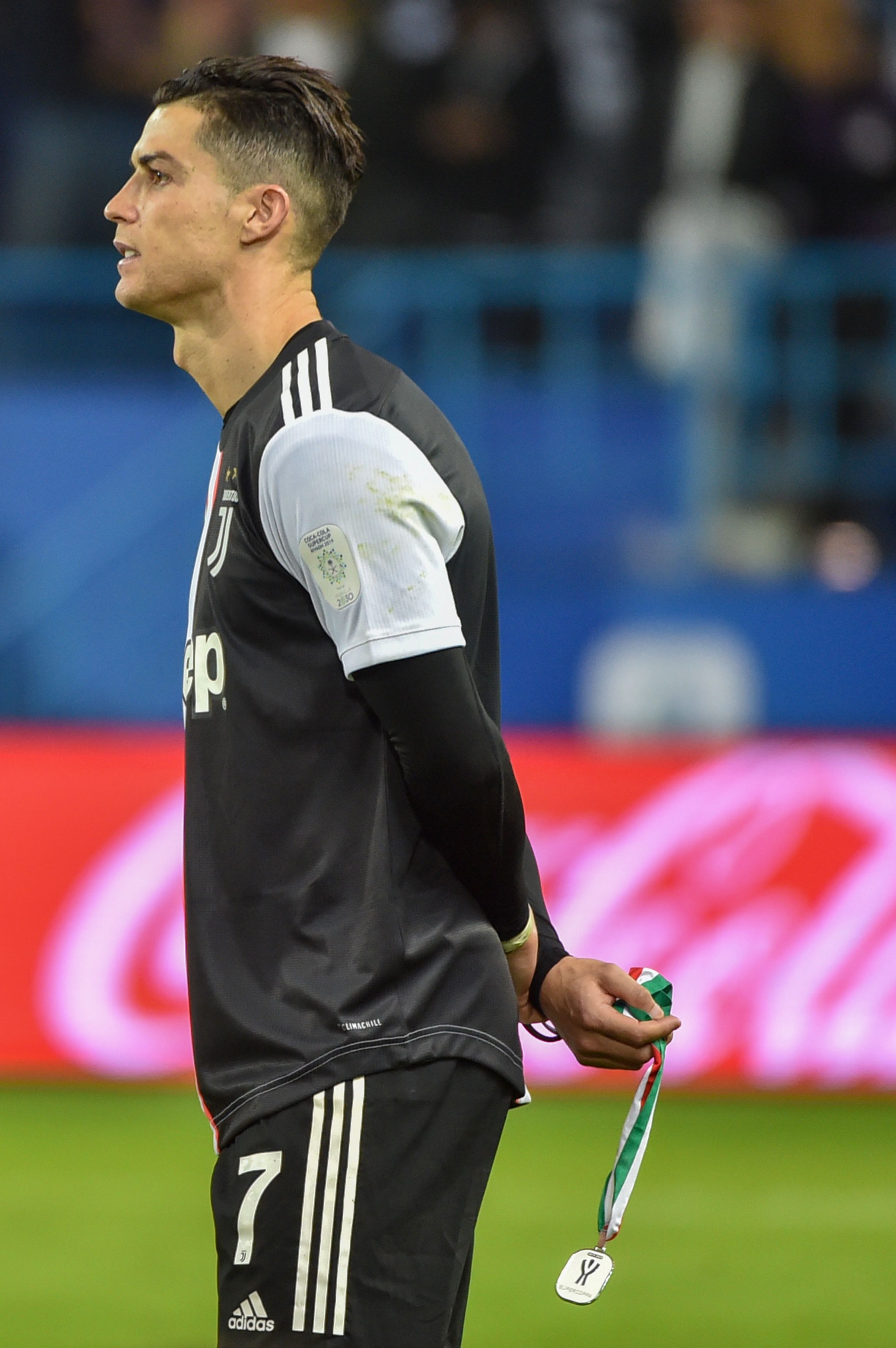 Cristiano Ronaldo la pasó muy mal en la premiación | Foto: AFP.