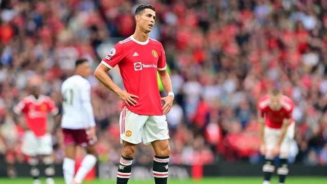 Cristiano Ronaldo no marcó y Manchester United perdió 1-0 en casa ante Aston Villa