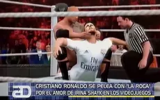 Cristiano Ronaldo pelea con 'La Roca' por Irina Shayk en los videojuegos - Noticias de videojuego