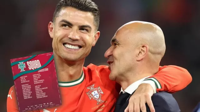 Roberto Martínez anunció los convocados de Portugal para Mundial 2026 con Cristiano Ronaldo a la cabeza. | Fuente: @selecaoportugal